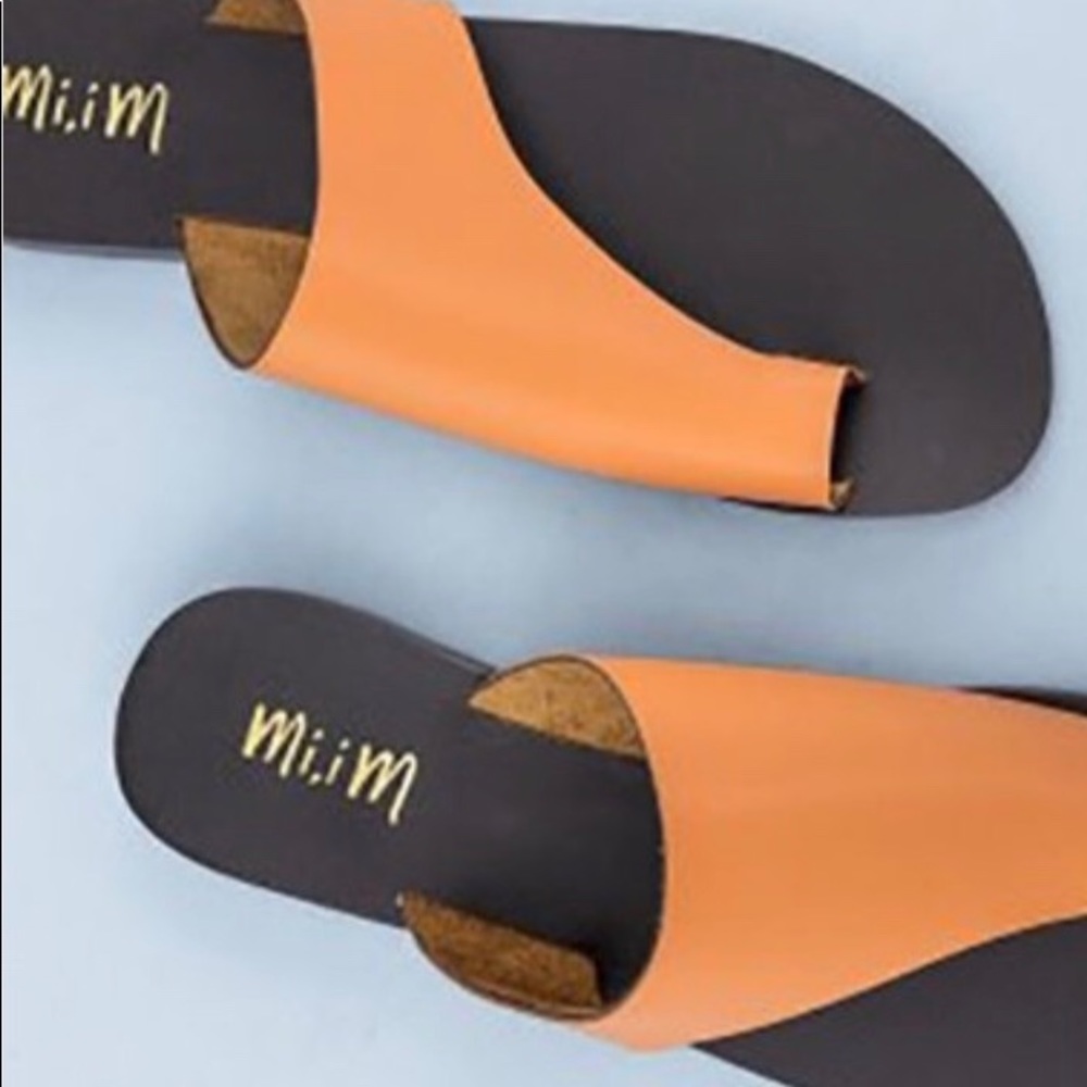 Orange sandals